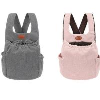Mochila para Mascotas de Invierno Bolsa de Viaje de Lana Polar de Doble Cara para Perros y Gatos Pequeños Suministros para Mascotas - details 1