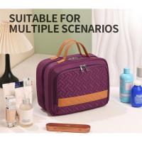 Bolsa de lavado de viaje con Gancho Bolsa de cosméticos portátil Bolsa de viaje impermeable para mujer - details 2