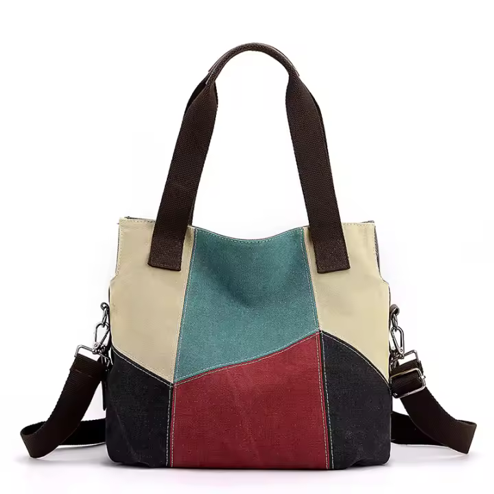 Bolso de Lona para Mujer Bolso de Las Señoras de la Lona Bolso de Hombro de Las Mujeres Bolso Bandolera Bolso Tote Bolso Shopper - 1