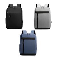 Mochila para ordenador portátil de negocios para hombre, bolso de hombro informal, multifuncional, con carga USB, impermeable - details 2