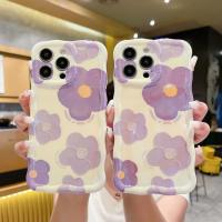 Funda de iPhone 15 Pro Max Pintura al Óleo de Luz Azul Arco Iris Flor Mariposa - details 11