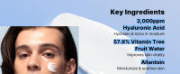 hyaluronic acid hydrate lock in moisture vitamin tree fruit water vitality allantoin moisturize