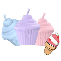 Estimulador de clítoris con ventosa para pezones para adultos, Mini vibrador, juguete sexual para mujeres, estimulación de huevo vibratorio con forma de pastel de helado - details 6