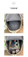 Mochila De diseño Harajuku sense nicho, simple y versátil, estudiante de secundaria junior ins, mochila para estudiantes de secundaria - details 13