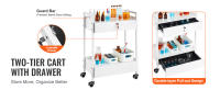Carro de laboratorio SucceBuy, carro utilitario de acero inoxidable. Carro médico, para laboratorio, hospital, odontología, salón y belleza. - details 3