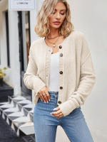 Cárdigan Vintage de punto para mujer, abrigo holgado con botones, a la moda, otoño e invierno, 2023 - details 27