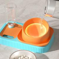 Herramienta de alimentación para mascotas, cuenco de comida para mascotas de acero inoxidable, antihormiga, alimentador de gatos con pendiente de 15 grados, cuenco de alimentación para mascotas antideslizante doble, perros y gatos - details 4