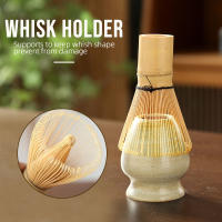 Juego de té japonés Matcha de 3 piezas, cuenco a juego con boquilla y batidor de bambú, soporte para cucharadita - details 1