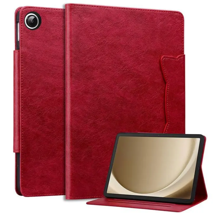 Funda para Samsung Galaxy Tab A9 Plus con vista multiángulo de cuero PU con soporte inteligente - 1
