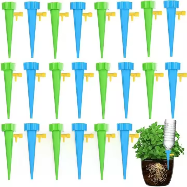 40 botellas, riego automático de plantas, riego por goteo con bóvedas para jardín, hogar, interior, eta - 1