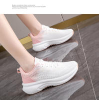 Deportes para mujer, verano 2024 nuevos zapatos casuales transpirables de malla, zapatos para correr de gimnasio Flyknit modernos y versátiles - details 21