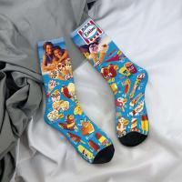 Calcetines de verano para hombre y mujer, antideslizantes, informales, con estampado de helado, la mejor idea de regalo - details 15
