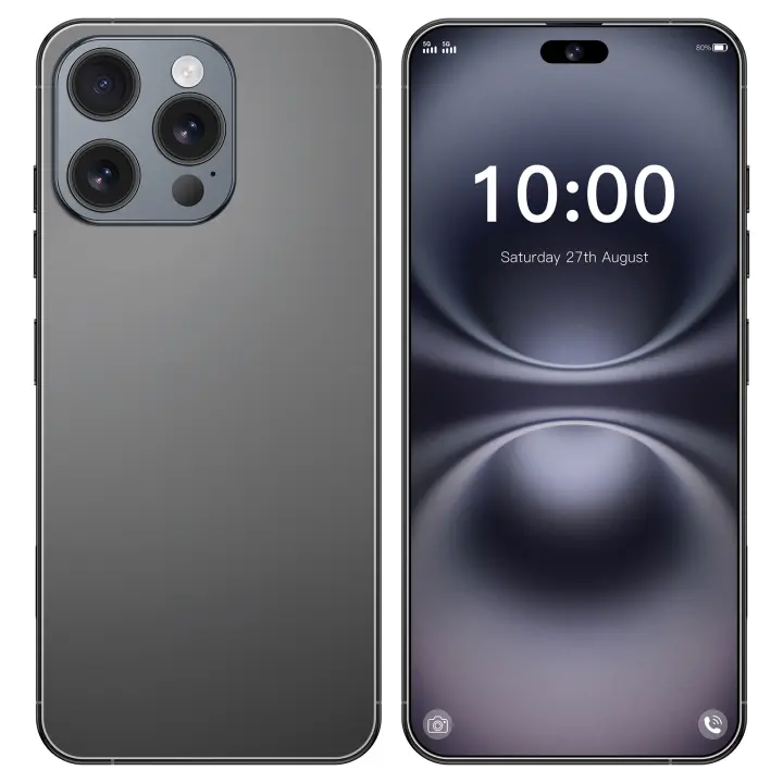 2025 Hot i16 Pro Max Smartphone Pantalla HD de 7.3 Pulgadas Cámara de 72MP+108MP Snapdragon 8 Gen 3 8000mAh 5G Teléfono Celular Dual SIM - 1
