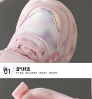 Zapatos de niñas primavera y otoño nuevas luces zapatos deportivos de 1-3 años de edad 2 zapatos de bebé zapatos de viaje de cuero transpirable suela suave - details 2