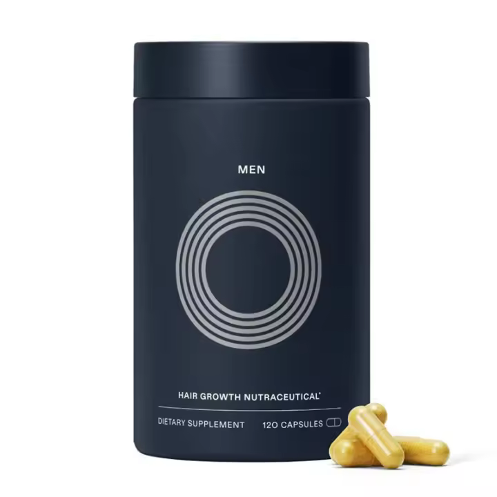 Suplemento de Crecimiento del Cabello para Hombres Cápsulas Fuerte y Gruesas 4 Cápsulas por Día - 1