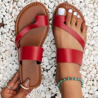 Zapatillas Planas para Mujer KAMUCC con Lazo en el Tobillo Color Sólido Punta Redonda Antideslizante para Exteriores y Playa - details 6