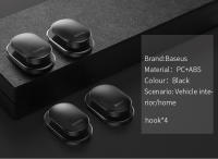 Gancho de coche Baseus 4Pcs Organizador de almacenamiento para cable USB auriculares llave autoadhesivo gancho de pared receptora de clip de auto - details 8