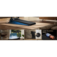 UMAY Fiess Home Cinta de correr inclinada plegable con sensores de pulso, 3.0 HP silencioso sin escobillas, capacidad de 300 libras (negro o gris) - details 1