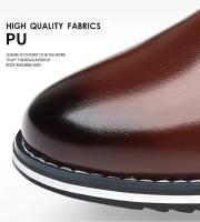 Zapatos de Cuero para Hombres Zapatos Casuales con Suela Gruesa Resistentes al Desgaste - details 3