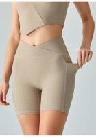 Shorts de Yoga de Cintura Alta para Mujeres Control de Barriga, Tela Elástica - details 7