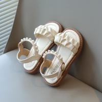 Sandalias de Verano para Niñas Zapatos de Playa de Princesa con Suela de Goma y Perlas - details 3
