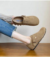 Zapatos todo incluido con plataforma de cuero, nueva versión coreana de versátiles zapatos individuales con aumento de altura interior de un pedal - details 17