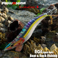 FUKUSHIMA 3,5 JIG DE CALAMAR EVOLUTION EGI Cebo de Madera para Camarones - details 5
