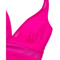 New Sexy Deep V One Piece Swimsuit Women Mesh Backess Swimwear Female Monokini Bathers Bathing Suits Summer Beach Wear - details 33