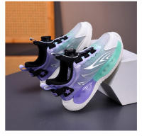 Zapatos deportivos informales para niños de marca de primavera, zapatos ligeros para correr para niños y niñas, zapatillas de deporte con botón giratorio de suela suave para niños - details 22