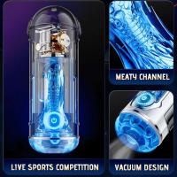 Leten masturbador masculino inserción de penetración potente ventosa varilla de calentamiento entrenador vibrador bolsillo coño juguete sexual para adultos para hombres - details 3