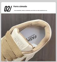 Nuevos zapatos de suela gruesa que aumentan la altura, zapatos versátiles de plataforma tipo muffin para mujer - details 8