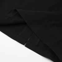 Primavera estilo francés elegante pequeño negro largo cuello cuadrado Slim Fit Bodycon diseño Dre - details 19