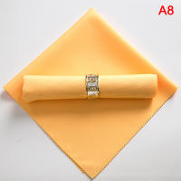 Servilletas de tela de poliéster para decoración del hogar, servilletas para restaurante, boda, fiesta, banquete, cena, 48x48cm - details 8