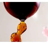 Copa de Vino de Cristal Estilo INS 350ml Rojo, Ámbar, Verde, Morado Juego de Gafas de Vino para el Hogar - details 2