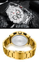 Reloj MINIFOCUS de acero inoxidable para hombre, movimiento de cuarzo, reloj informal de negocios resistente al agua - details 14