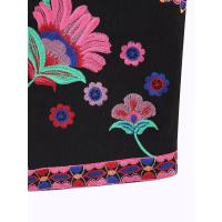 Chaleco Floral bordado Vintage para mujer, chaleco abierto sin mangas, Top corto informal de verano - details 31