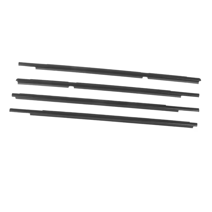 Tira de moldura de ventana para Toyota Yaris Sedan, juego de correas de puerta de 4 piezas, 68160 52150 ‑, repuesto para sedán 2007 a 2016 - 1