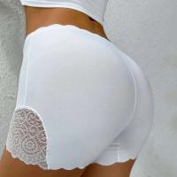 Bragas de seda de hielo para mujer, ropa interior de Color liso, pantalones cortos suaves para mujer, bragas de seguridad para mujer - details 1