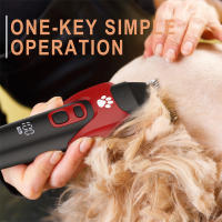 SOLIMPLA-cortadora de pelo profesional para perros y gatos, cortador de pelo con hoja de cerámica recargable, bajo nivel de ruido - details 2