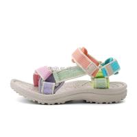 Nuevas sandalias para niños 30-38, zapatillas de playa de verano para el regreso a la escuela, zapatos bonitos de arcoíris para niños y niñas, precio bajo - details 0