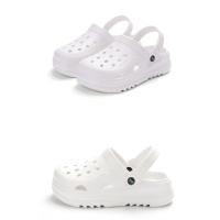 Zuecos de mujer 2024, novedad, sandalias de plataforma gruesa, cómodas pantuflas de moda, sandalias de playa de verano - details 4