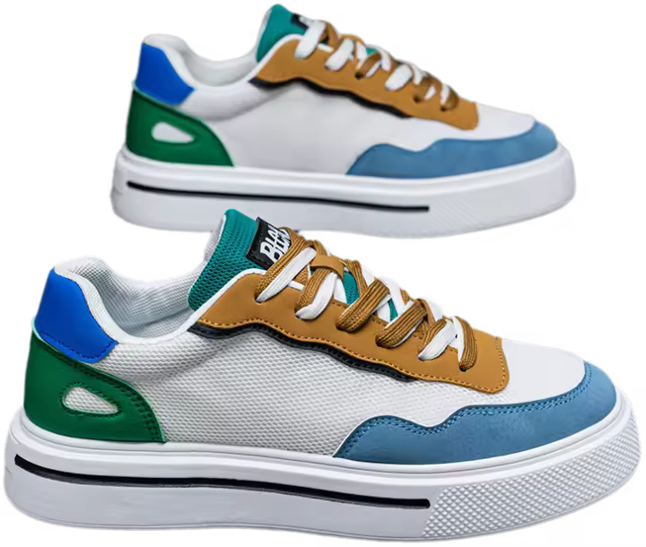 Zapatos de hombre, zapatillas deportivas de fitness de primavera, zapatos de tablero, tendencia casual, versión coreana, zapatos para correr, zapatos de baloncesto para jóvenes - 1
