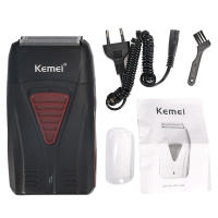 Kemei-maquinilla de afeitar eléctrica inalámbrica, afeitadora profesional recargable, máquina de afeitar para peluquero, doble red recíproca, KM-3381 - details 0