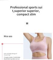 Sujetador deportivo para mujer, Top Push Up, Fitness, Yoga, ropa interior, Tops deportivos para mujer, chaleco transpirable para correr, ropa de gimnasio - details 5