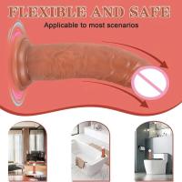 Leten Gran Pene Realista Estimulación Vaginal y Anal con Ventosa Juguetes Sensuales para Mujeres - details 3