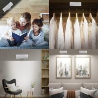 Lámpara de pared Led Yilaie, Control táctil, giratoria, recarga USB, luz nocturna portátil inalámbrica para mesita de noche, lámpara de lectura regulable, 1 paquete - details 5