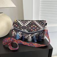 Bolso de hombro con borla para mujer, bandolera de estilo étnico de nicho popular, nueva tendencia, a la moda, con personalidad, 2024 - details 12