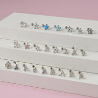 Piercing para cejas de titanio, 1 piezas, G23, Daith, anillo cómodo, curvado, Tragus, pendiente, hélice delantera, Piercings Carti - details 1