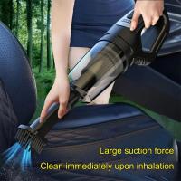 Aspiradora portátil de mano para coche, aspirador inalámbrico de 120W con carga USB, potente succión para pelo de mascotas - details 3