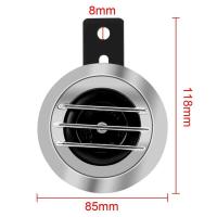 Altavoces redondos impermeables para Scooter, ciclomotor, Dirt Bike, ATV, Universal, 12V, 1,5a, 105db, Kit de bocina eléctrica para motocicleta - details 7